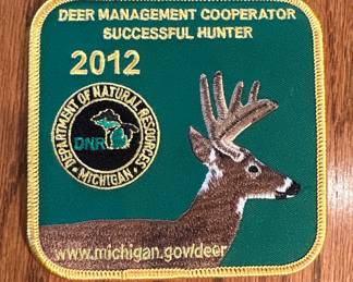A great collection of NRA and Michigan DNR patches! 1988 - 2012