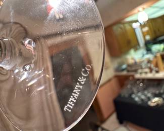Tiffany and Company Champagne Flutes! Signed! 
