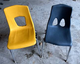 Each of these fantastic chairs represents about 60+chairs in each color! The are all in excellent condition and need nothing more than a good cleaning! 