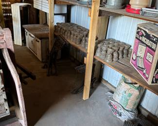 A look around one corner of the barn!