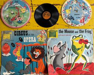 Found yesterday in an old trunk - we have LOTS of old records. 78’s, Edisons - singles and in book collections! Here is a series of CHILDREN’S records in their original sleeves!
