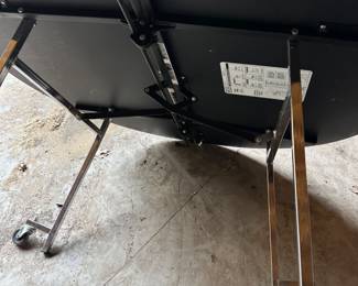 These are fantastic round tables that fold up! They are in EXCELLENT condition! There are SIX of them AND with each table sold - you can pick 6 chairs to go with it ~ which will be included the price! (See other pic for chairs!)