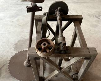 Antique Belt Driven Saw Mill! 