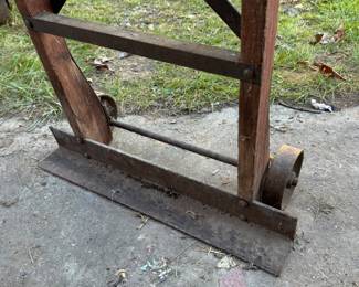Fabulous Antique Two Wheel Dolly!