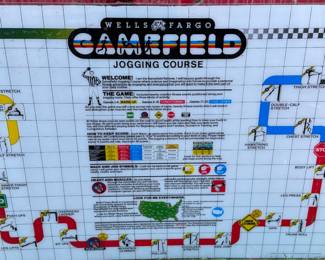 Jogging/Work Out  course signage!  