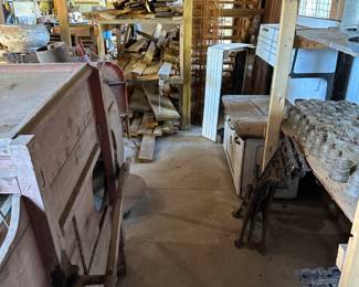 A look around one corner of the barn!