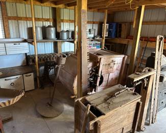 A look around one corner of the barn!