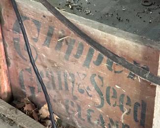 The Clipper Antique Grain and Seed Cleaner! 