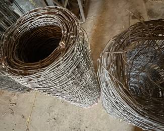 4 sets of ROLLED Metal Fencing! 