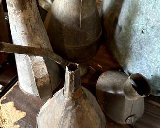 Antique Funnels of every shape, size and configuration! 
