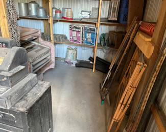 A look around one corner of the barn!