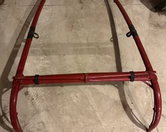 This is the Buggy Shaft for the FANTASTIC early 20th Century Dr’s Buggy! This piece is in NEAR MINT condition! It has been completely restored!