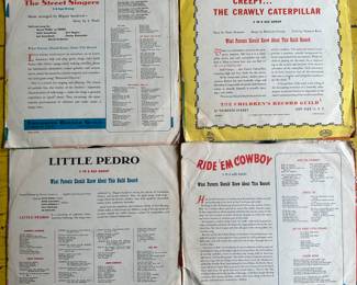 Found yesterday in an old trunk - we have LOTS of old records. 78’s, Edisons - singles and in book collections! Here is a series of CHILDREN’S records in their original sleeves!