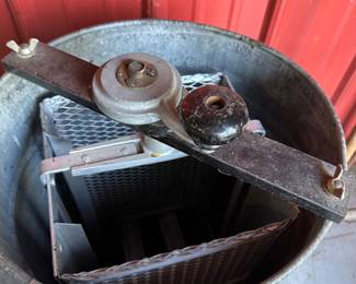 An excellent Antique Vintage Honey Separator! WORKS PERFECTLY! 