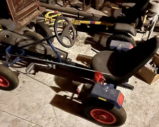 Four of the terrific peddle Go Carts! 