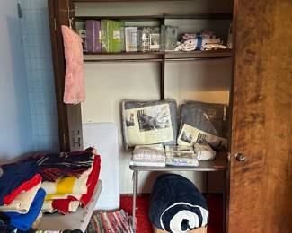 The linen department is open and waiting for you on the second floor! Towels, sheets, blankets, quilts and more! Vintage to new, in unopened packages! We have it all!