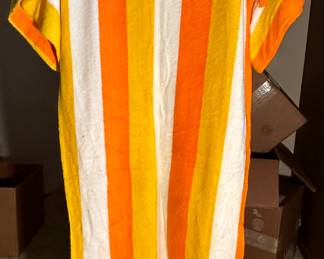 The sale has DOZENS of pieces of Vintage Clothing from ALL periods! This is a Terry Cloth MuMu.