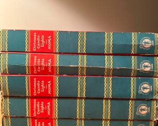 Here is yet ANOTHER example of the fantastic Vintage Christmas at this sale! FIVE Boxes of NOMA Christmas Lights!These are in EXCELLENT CONDITION!