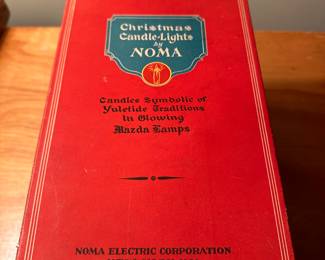 Here is yet ANOTHER example of the fantastic Vintage Christmas at this sale! FIVE Boxes of NOMA Christmas Lights!These are in EXCELLENT CONDITION!
