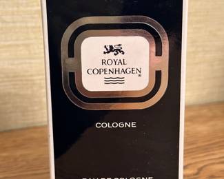 A Vintage 2 oz bottle of Eau De Cologne by Royal Copenhagen!