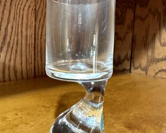 A set of SIX RARE 1964 MCM Assimetrico Drinking Glasses! They are all mint in their original box wrapped in their original packaging! MINT UNUSED!