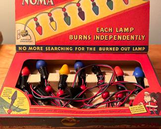 Here is yet another - ANOTHER example of the fantastic Vintage Christmas at this sale! FOUR Boxes of NOMA Safety Plug Christmas Lights! These too are in EXCELLENT CONDITION!
