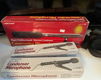 Microphones! Original boxes!