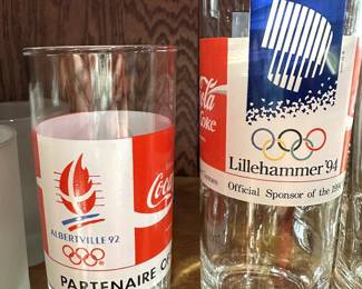 A small collection of OLYMPIC Mugs and Glasses! Multiple Years represented!