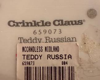 A Large collection of CRINKLE CLAUS Figurines! All MINT IN THEIR ORIGINAL BOXES!