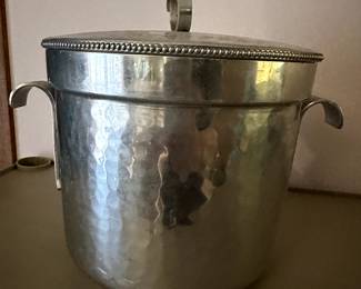 Hammered Aluminum Ice Bucket!
