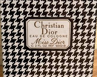 A Vintage bottle of Miss Dior Eau de Cologne by Christian Dior! 2 oz UNUSED ~ MINT IN UNSEALED PACKAGE!
