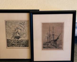 There is beautiful art work throughout the home!