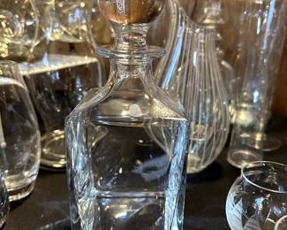 This is a masculine and heavy decanter from Tiffany & Co.