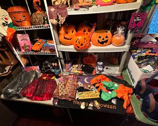 Another close up view of the Halloween items!