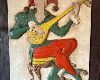 This is a very interesting and LARGE art piece! It is a beautiful relief!