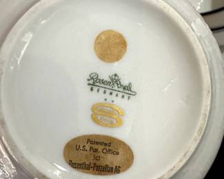 More MCM china pieces! The pieces at the top of the pic are Rosen-Thal from Germany! The Pheasant "Game Birds" Plates are Johnson Brothers!