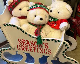 These three escaped to the foyer on Santas Sleigh! think of how these would look in YOUR home!