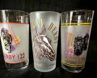 Kentucky Derby Glasses. This is a series of singles!