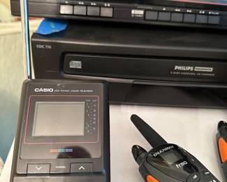 Great vintage Casio portable handheld TV!