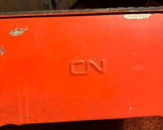 AND ANOTHER AWESOME VINTAGE RAILROAD PIECE! This is an Antique Passenger Railroad Step Stool Pedestal CN ~ "CANADIAN NATIONAL" It is in EXCELLENT CONDITION!