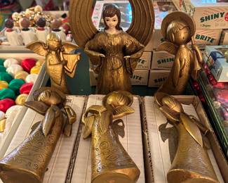 The Christmas Department is coming along nicely! There are MANY collections throughout! More vintage Christmas!