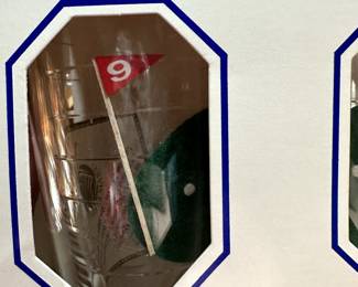 This is a set of MINT IN THE ORIGINAL BOX Tervis Tumblers Golf Hole Glasses! UNUSED!
