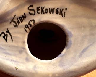 A beautiful 1957 Madonna Figurine! She is 66 years old! and SIGNED!