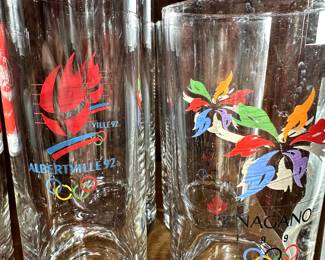 A small collection of OLYMPIC Mugs and Glasses! Multiple Years represented!