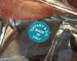 This is a masculine and heavy decanter from Tiffany & Co.