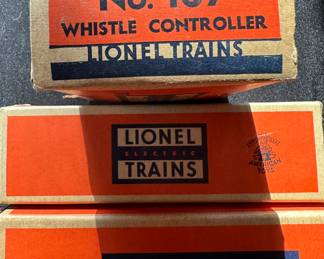 A 1949 treasure trove of NEW OLD STOCK Lionel Train and accessories! Most never have seen daylight! Many mint, unused, undisplayed, and sealed in the original box.