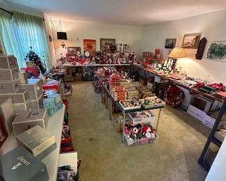 A wide shot of the Bronner's Midland! It took nearly a week to unpack, sort and display this room alone!