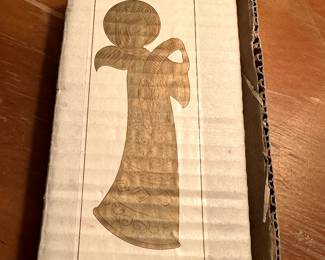 Vintage Paper Mache Angel MINT in the original box!