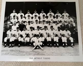 1968 Detroit Tigers Team Photo! Excellent condition!