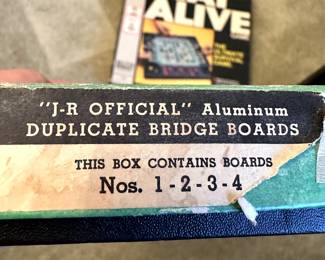 These Bridge Boards are Awesome! They are metal! There also happens to be 3 or 4 sets of these on their original boxes!